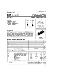 Datasheet HFA140MD60D manufacturer IRF